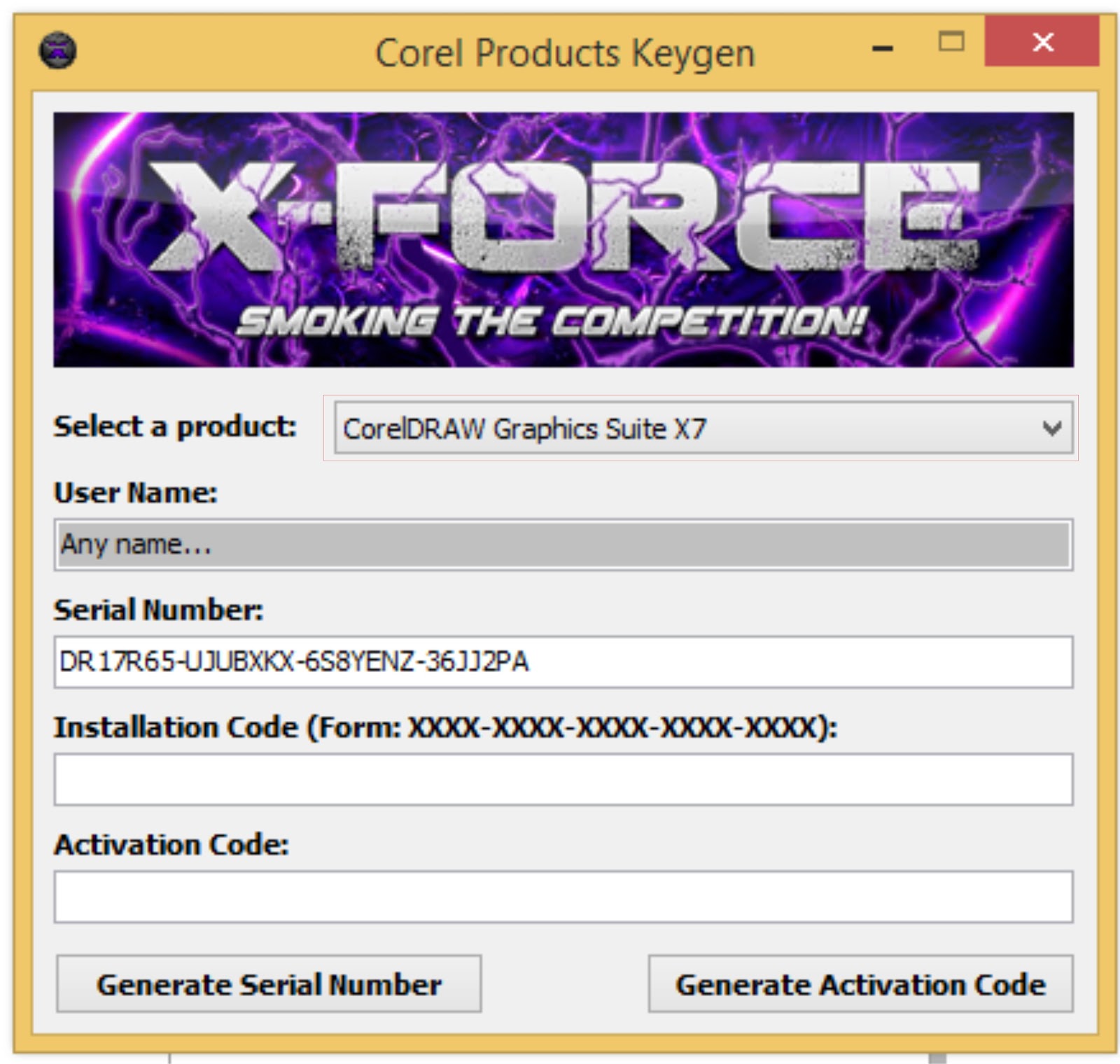 Corel x3 activation code